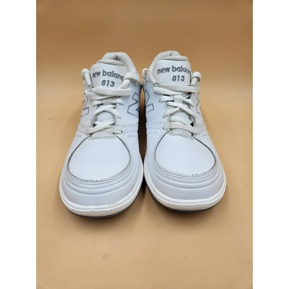 New Balance 813 Womens Size 11 White Leather Rollbar Walking Shoes WW813WT EUC
